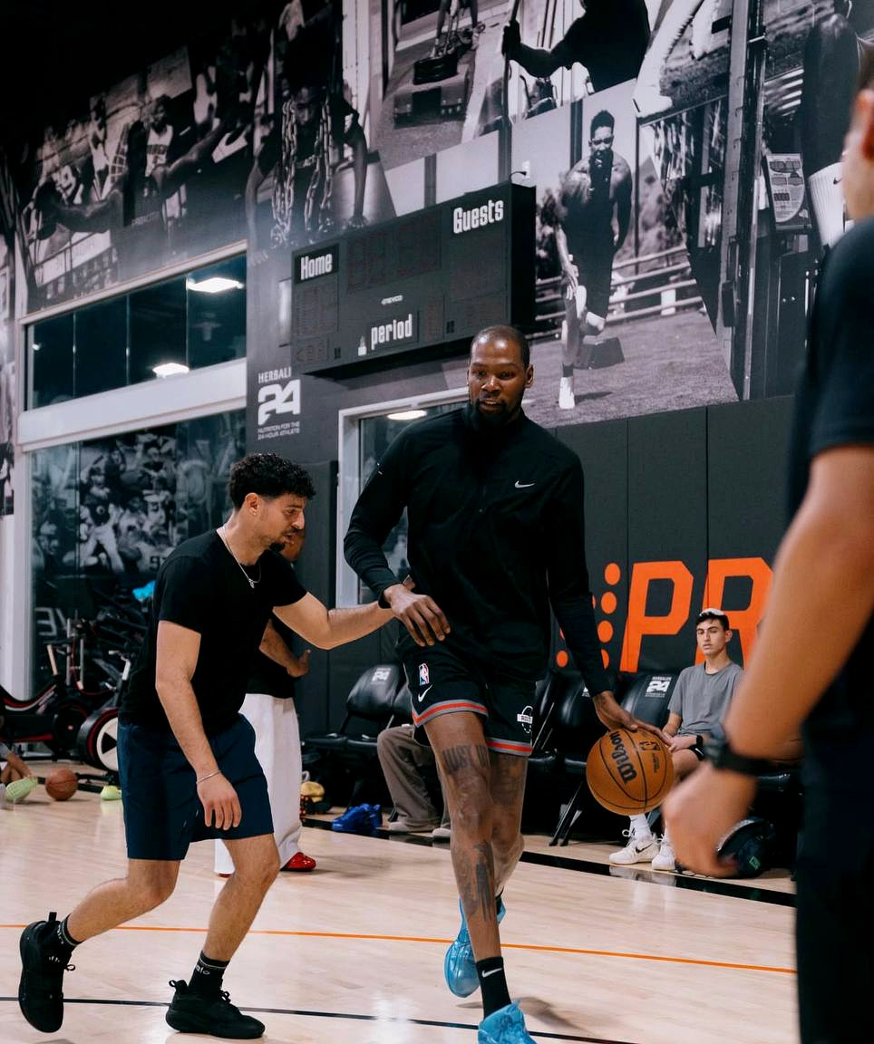 Coach Ran Hadas, high-level training session